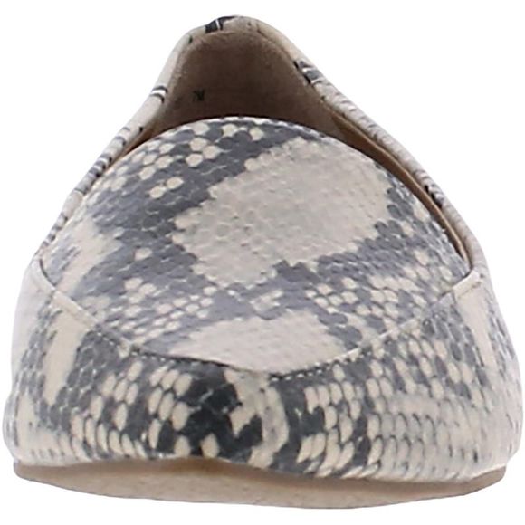 Steve Madden Womens Focus Beige Faux Leather Fashion Loafers Flats NWT - Picture 3 of 5